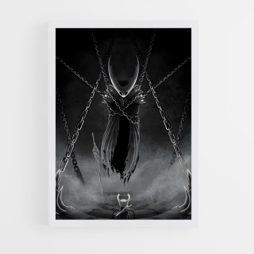 Poster L'Esprit Enchaîné – affiche Hollow Knight (vue 3)